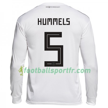 Tenue Allemagne Hummels 5 Domicile Coupe du monde 2018 Maillot de Foot ML